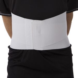 back brace with stays